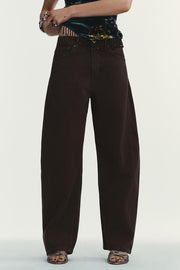 Jean TRF coupe baggy barrel, taille mi-haute