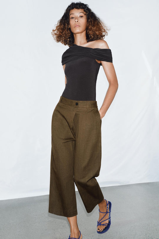 Pantalon court à pinces ZW Collection