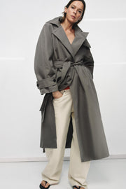 Trench oversize avec ceinture ZW Collection