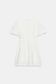 Robe courte croisée structurée