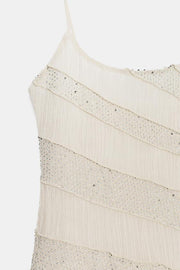 Robe nuisette à perles