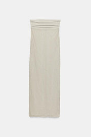 Robe bustier à perles