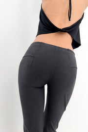 Pantalon capri avec ceinture