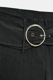 Pantalon capri avec ceinture