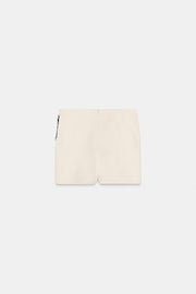 Jupe-culotte croisée en dentelle