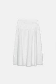 Jupe midi à volume