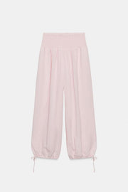 Pantalon baggy à taille élastique