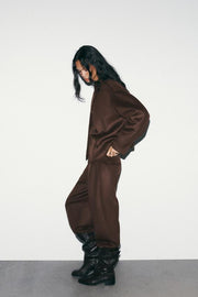 Blouson doux croisé
