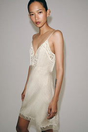 Robe courte brodée ZW Collection
