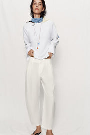 Pantalon paperbag ballon
