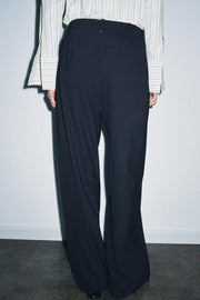 Pantalon à plis à jambe large ZW Collection