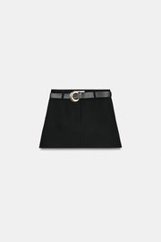 Jupe-culotte avec ceinture