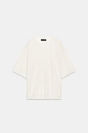 Pull oversize en maille structurée