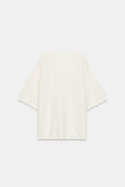 Pull oversize en maille structurée