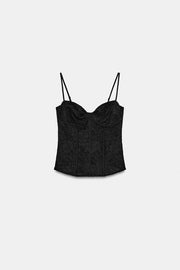 Top corset en dentelle