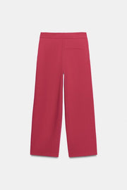 Pantalon carotte à plis