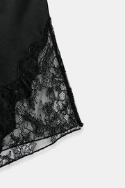 Short satiné en dentelle ZW Collection