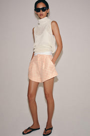 Short à carreaux vichy ZW Collection