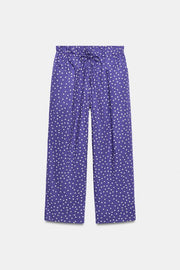 Pantalon imprimé à pois ZW Collection