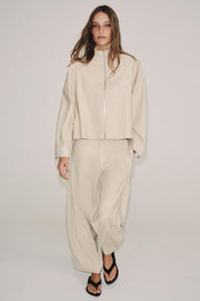 Pantalon coupe ballon en mélange de laine ZW Collection