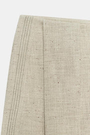 Pantalon droit à surpiqûres ZW Collection