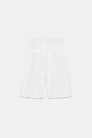 Bermuda long avec ceinture ZW Collection