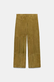 Pantalon 100 % cuir suédé Édition limitée