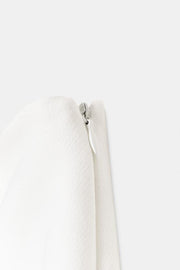 Jupe-culotte asymétrique à application décorative
