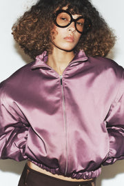 Veste matelassée à épaules marquées