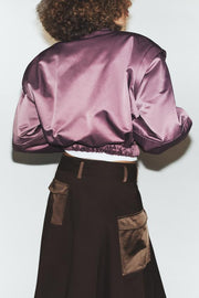 Veste matelassée à épaules marquées