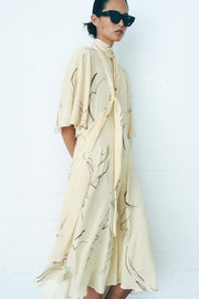 Robe imprimée liens à nouer ZW Collection