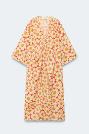 Robe caftan à fleurs Édition limitée