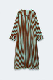 Robe caftan à rayures Édition limitée