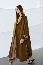 Trench long contrasté ZW Collection