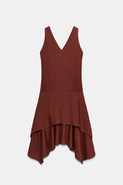 Robe asymétrique à rayures ZW Collection