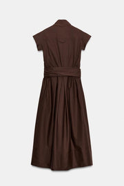 Robe en popeline à plis ZW Collection