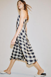 Robe dos-nu à carreaux ZW Collection