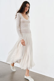 Top en maille ultrafine