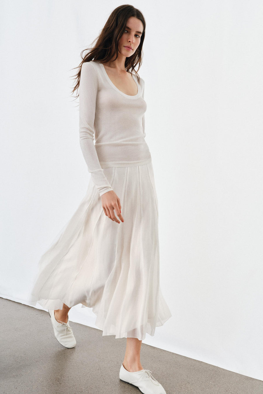 Top en maille ultrafine