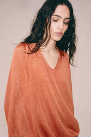 Blouse en maille à col polo