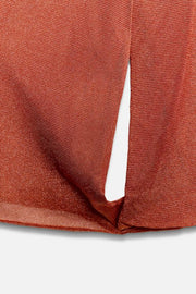 Blouse en maille à col polo