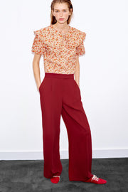 Pantalon large à pinces