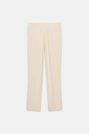 Pantalon droit à fines rayures