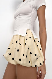 Short ballon à pois