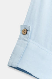 Chemise courte en lin
