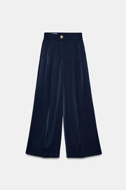 Pantalon fluide satiné