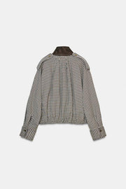 Bomber à carreaux ZW Collection