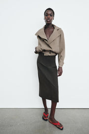 Jupe midi droite ZW Collection