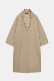 Trench oversize effet foulard ZW Collection Édition limitée