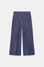 Pantalon-culotte taille haute ensemble